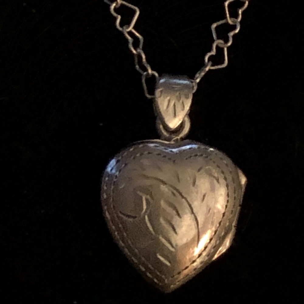 Child’s sterling locket